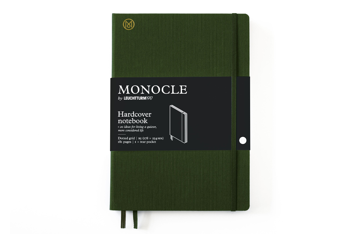 LEUCHTTURM1917 Monocle Dotted Notebook Hardcover B5 Olive